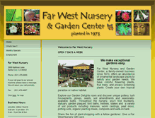 Tablet Screenshot of farwestnursery.com